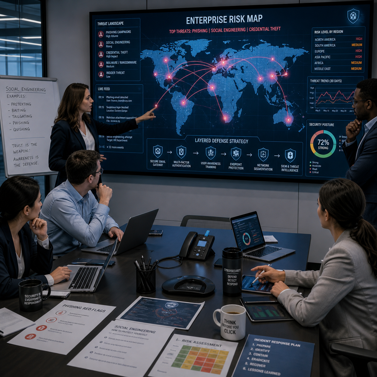 Human Factors in Security: How Phishing, Social Engineering, and Training Shape Cyber Risk